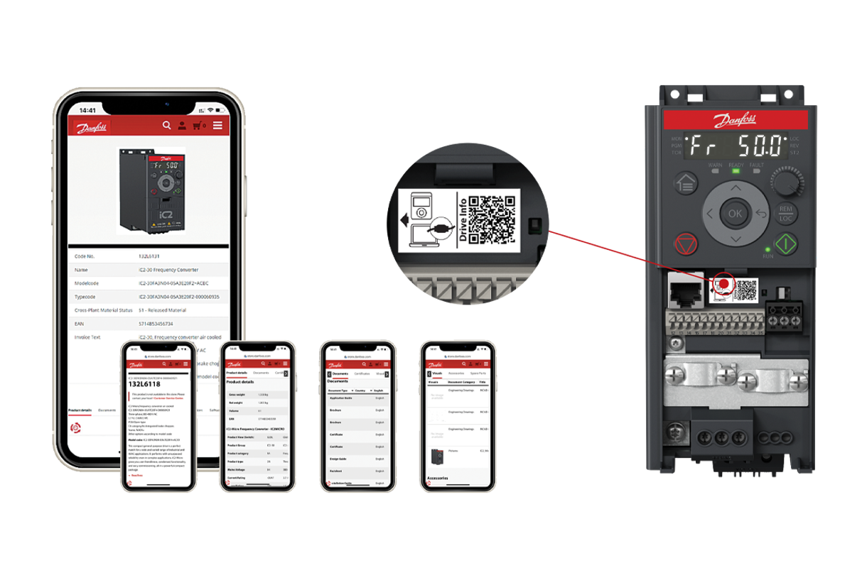 Danfoss iC2-Micro 4 kW tezlik çeviricisi
